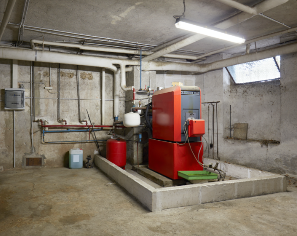 Stock image of water heater